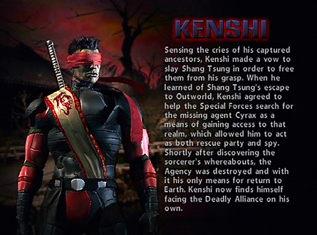 Mortal Kombat Notícias: KENSHI - A HISTÓRIA