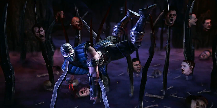 Mortal Kombat X The Pit Fatality Stage Fatality PS4 XBOX ONE 